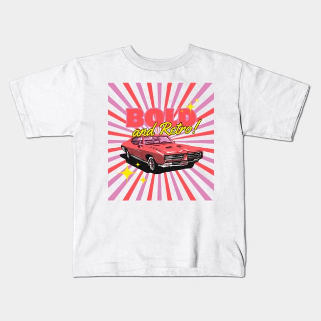 BOLD Car Kids T-Shirt by LynxMotorStore